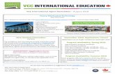 VCC International Agent Newsletter August 2018€¦ · VCC International Agent Newsletter -August 2018 Do you have any questions or suggestions? Email aliang@vcc.ca Heavy Mechanical