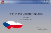 PPP in the Czech Republic - OECD.org - OECD - PPPs - I. Valkova... · 2016-03-29 · 2 PPP in the Czech Republic 1. Use 2. Objectives 3. Experience and challenges 4. Self-assessment
