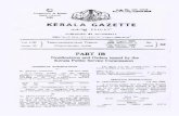 Kerala Gazette · 32 C. Of KERALA GAZETTE No. vol. Lill 53 TUESDAY 5th August 2008 2008 5 14th Sravana 1930 1930 14. PART 1B Notifications and Orders issued by the