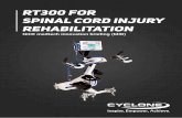 rt300 for spinal cord injury rehabilitation · 2019-09-05 · The RT300 combines functional electrical stimulation (FES) with a motorised ergometer that allows repetitive cycling