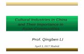 Cultural Industries in China and Their Importance in Asian ... · Beijing's Policies in Support of Cultural and Creative Industries Development As a national cultural center, Beijing