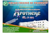 BALAJI COLLEGE OF PHARMACY - Pharma research Library€¦ · Balaji College of pharmacy aims to offer world class pharmacy education to fulfill the requirements of the pharmaceutical