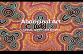 Aboriginal Art - Kings Worthy Primary School€¦ · Aboriginal Art Colours, symbols and patterns. Who, What, Where? Three types of Aboriginal Art Bark painting- X-ray fish Negative
