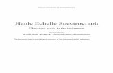 Hanle Echelle Spectrograph · The light from the telescope is focused on the pinhole mirror that is tilted by 20 degrees. There are two pinholes of diameter 0.25 mm and 1.25 mm apart,