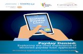 Payday Denied - Financial Health Exchange...Payday Denied 1 Contents Foreword 2 Executive Summary 4 Recommendations 5 1. Introduction 7 2. The payday lending market and consumer debt