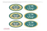 Oh Boy cupcake toppers from Look Whoo’s Having Twins by ...€¦ · Oh Boy cupcake toppers from Look Whoo’s Having Twins by Jaime DiNoia from Stitch Craft Create magazine, Spring