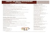 SANSEI JAPANESE RESTAURANTSimple Maki Rolls CALIFORNIA ROLL $5 ( Tempura fried) $9 Crab, cucumber, avocado CATERPILLAR ROLL $8 California roll topped with avocados & teriyaki PHILLY