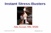 Instant Stress-Bustersdhhr.wv.gov/bhhf/Documents/2013 IBHC Presentations... · Attitudes of a Stress-Buster •I know what I can and cannot control. •I focus on what I can control.