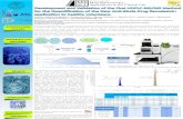 Development and Valida on of the First UHPLC-MS/MS Method for … · 2019-09-02 · Development and Valida on of the First UHPLC-MS/MS Method for the Quan ﬁca on of the New An -Ebola