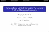 Horizontal and Vertical Mergers in TV Markets: A US …...21st Century Fox 13.69% Viacom/CBS 18.22% Liberty 5.22% Cox 4.60% Charter 4.21% Other Cable 8.60% Telcos 10.06% DBS 34.60%