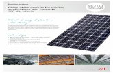 NEW! Energy & function with design Advantages applications and carports 350 Wp bifacial Advantages: // Brings light into the carport - use of glass glass modules for your carport roof