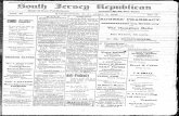 SHOES Directory. Fire Insurance. —MONEY—...=SOUTH JERSEY '• REPUBLICAN tThe only newspaper printed in Hammonton $1.25 a year, post-paid " the county^ Well equipped for Esloy
