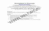 Alzheimer’s Disease - - RN.org®experience symptoms in their 40s and in rare cases as early as 29. Early onset Alzheimer’s is inherited, related to a defective gene on chromosome