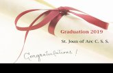 Graduation 2019 · Graduation 2019 Thursday, June 27, 2019 11:00 am Sixteen Mile Creek Complex 3070 Neyagawa Blvd, Oakville, ON L6M 4L6