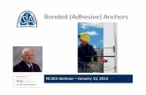 Slides.1-13-15 Bonded Anchorsncsea.confedge.com/asset/confEdge/NCSEA/_warehouse/file... · 2015-08-20 · • Briefly review ACI history of anchoring to ... Only 17 of 891 data points
