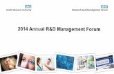 NHS R&D Forum - Leading, promoting, shaping€¦ · Management Working Group Members Name Title Organisation Alex Ross Research Operations Manager North Bristol NHS Foundation Trust