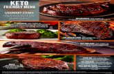 NO SACRIFICE. LEGENDARY STEAKS - LongHorn Steakhouse · 2020-01-29 · LEGENDARY STEAKS. 2, calories a da is used for general nutrition advice, but calorie needs vary. dditional nutrition