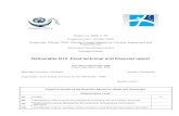 Deliverable D12 Climate-TRAP Final Report · Deliverable D12: Final technical and financial report Due date of deliverable: M36 Actual submission date: M36 Start date of project: