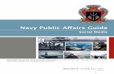 Social Media - Navy Media P-5720-15_Social Media.pdf · Social media describes the different means by which people, enabled by digital communication technologies, connect with each