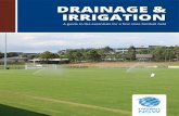 DRAINAGE & IRRIGATION - Football Facilities...DRAINAGE & IRRIGATION GUIDE PG 3 of 14 Introduction Poor drainage and wet weather increase the susceptibility to damage affecting the