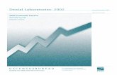 Dental Laboratories: 2002 · Dental Laboratories: 2002 2002 Economic Census Manufacturing Industry Series Issued December 2004 EC02-31I-339116 (RV) U.S. Department of Commerce Donald