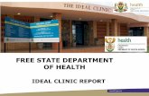 FREE STATE DEPARTMENT OF HEALTHpmg-assets.s3-website-eu-west-1.amazonaws.com/... · PPTICRM PR RESULTS IDEAL CLINIC STATUS Bloemfontein Bayswater Clinic 67% 81% Not achieved Botshabelo