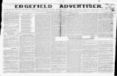 Edgefield advertiser (Edgefield, S.C.).(Edgefield, S.C ... · We willcling to thePillarsof the Temple of our ifsadit_ustPra th n" W&. DUXUSOE & SON, Proprietors. EDGEFIELD. T E-.
