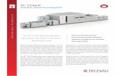 TC 1530 P - Tecnau · VarioPrint i-series sheet-fed inkjet color presses from Canon. The TC 1530 P dynamic sheet processor creates on-demand hole punches, yielding user-friendly documents