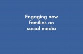 Engaging new families on social media...social media. Why? Lots of networks: Twitter Snapchat Instagram LinkedIn Tumblr Medium Pintrest YikYak. Don’t worry about any of them. Facebook.