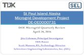 St Paul Island Microgrid Developmentmicrogrid-symposiums.org/wp-content/uploads/2016... · TDX Power Division of TDX Corporation Native to the island of St. Paul, Alaska TDX Power: