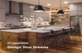 Design Your Dreams - Quartz Countertops...style. The use of Raw Concrete against the rich navy cabinetry and white paneled wall creates a practical elegance that exudes from every
