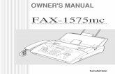 OWNER'S MANUALpdf.textfiles.com/manuals/FAXMACHINES/Brother...For the best quality results use only genuine Brother accessories, available at most Brother retailers. If you cannot