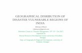 ASC Refresher Course--GEOGRAPHICAL DISRIBUTION OF …hrdc.uok.edu.in/Files/c2ce2564-691e-4c9a-ae8a-44f8e3244c60/Cust… · hazards and disasters have put a serious question mark on