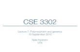 CSE 3302 - nystrom/courses/cse3302-fa10/lec/3302-07.pdf In functional languages â€¢ Can parametrize