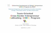 Team-Oriented CrossBorder Entrepreneur Cultivating CBEC Programteknat.uu.se/digitalAssets/590/c_590714-l_3-k_ijima... · 2019-09-04 · 2. Solution development is conducted by teams