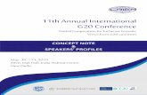 11th Annual International G20 Conference - ICRIERicrier.org/G20/2019/assets/images/concept-note-2019.pdf · 2019-05-29 · As is customary, ICRIER is organising its 11th Annual International
