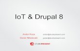IoT & Drupal 8 & Drupal 8.pdfآ  Drupal 8 Internet of Things Startup Drupal based embedded systems including