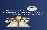 HOW DO I USE GENERATIONS OF GRACE...COLORING BOOK The Coloring Book includes two pictures for each lesson. Each picture has a key truth from the lesson on it. The pictures accurately