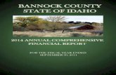 BANNOCK COUNTY STATE OF IDAHO · 2017-04-11 · to that requirement, we hereby issue the Comprehensive Annual Financial Report (CAFR) of Bannock County, Idaho (“County”), for