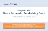 Nonprofit 911: Plan a Successful Fundraising Event a...2013/08/27  · Nonprofit 911: Plan a Successful Fundraising Event with Joe Fazio and Caryn Stein Audio for this event will be