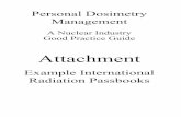 Example International Radiation Passbooks · Personal Dosimetry Management Good Practice Guide – Attachment Example International Radiation Passbooks Reproduced with the kind permission