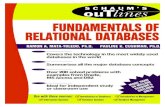 FUNDAMENTALS OF RELATIONAL DATABASESabl.gtu.edu.tr/hebe/AblDrive/69276048/w/Storage/104_2010...Summarizes all the major database concepts Over 200 solved problems with examples from