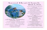 MAY 8, 2016 - Sacred Heart Manoa · 08/05/2016  · & Spiritual Works of Mercy! For the Year of Mercy ….and Always! Casseroles for St. John’s Hospice due FRIDAY, MAY 20 Pans w/lids