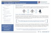 PA SBIRT Newsletter · PA SBIRT Newsletter Issue 1, April 2018. IN THIS ISSUE: PA SBIRT is funded by the Substance Abuse and Mental Health Services Administration: SAMHSA, TI026666