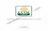 California Certified Organic Farmers (CCOFbook An Agricultural Testament1. The book was highly popular and influenced many scientists and farmers of the day including Lord Northbourne