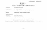 EMPLOYMENT TRIBUNALS€¦ · customers, suppliers or any other person associated with Tai Tarian.” 15. The Respondent’s Equality and Diversity Policy provides: “6.7.1 We will