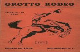 Lalla Rookh Grotto Rodeo; 1944mcnygenealogy.com/book/grotto-rodeo-1944.pdf · or more cowboy and cowgirl contestants and at the same time look after a couple of hundred head of stock.