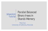 Parallel Algorithms: Theory and Practiceyihans/PAMweb/spaa-tutorial.pdfTrees •Trees are fundamental data structures for organizing data •Taught in entry-level undergraduate courses