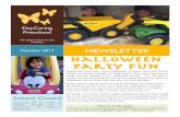 Halloween party fun - DayCaring Preschool · 2018-09-06 · 1 DayCaring Preschool’s annual Halloween Costume Party and Parade will be on Tuesday, October 31st beginning at 10am