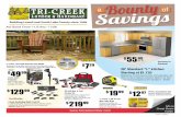 Tri Creek Lumber Flyer.pdf · 2016-11-07 · TRI-CREEK LUMBER & HARDUIARE Building Lowell and South Lake County since 1966 Ad Good From 11/2 thru 1 1/26 WALT. SavingJ Chadwood or